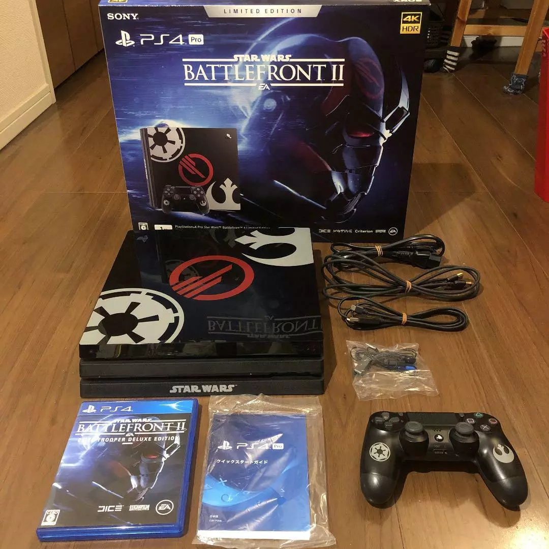 Steward eftermiddag At interagere Used Sony PlayStation 4 Pro Star Wars Battlefront II Limited Edition  Console PS4 | eBay