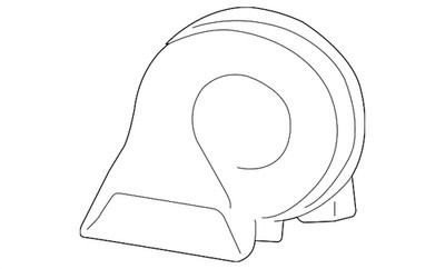 Genuine Volkswagen High Note Horn 5N0-951-223-D