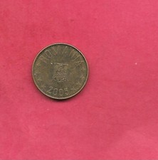 ROMANIA KM189 2005 XF-SUPER FINE CIRCULATED 1 BAN COIN