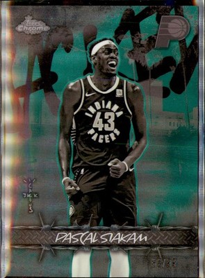 2025-26 Topps Cactus Jack #JU-29 Pascal Siakam Green Refractor #/99