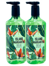 2 BATH BODY WORKS ISLAND MARGARITA GENTLE GEL HAND SOAP 8 FL OZ / 236 mL NEW