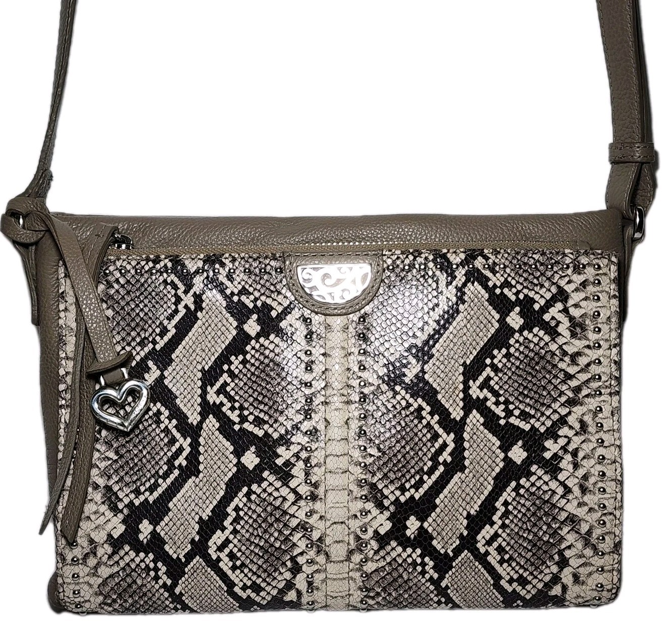 BRIGHTON PRETTY TOUGH BEECHWOOD PYTHON STUDDED JA… - image 3