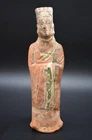Chinese Ming Dynasty terracotta sancai court attendant 1368 - 1644 AD