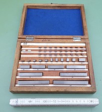 46 CEJ Endmaße Endmaßkasten 1-100mm G1 Parallel Endmaßsatz Endmaß Parallelendmaß