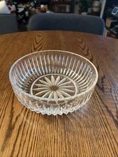 Crystal Glass 8” Serving Dish