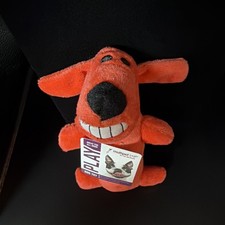 Multipet Smiling Loofa Plush Dog Toy w/ Squeaker, 6 in - FAST FREE SHIPPING