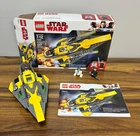 LEGO Star Wars Anakin's Jedi Starfighter (75214) 100% Complete All Figs + Manual