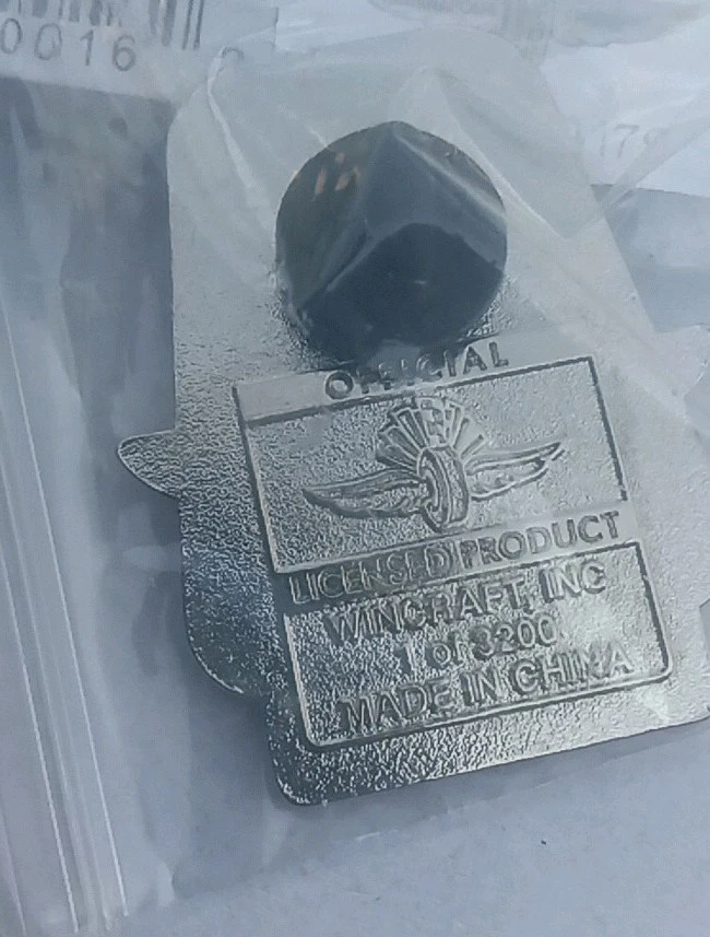 Indy Motor Speedway Firestone lapel Hatpin, ( Legends Day ) Rookie winners  - Image 2 of 3