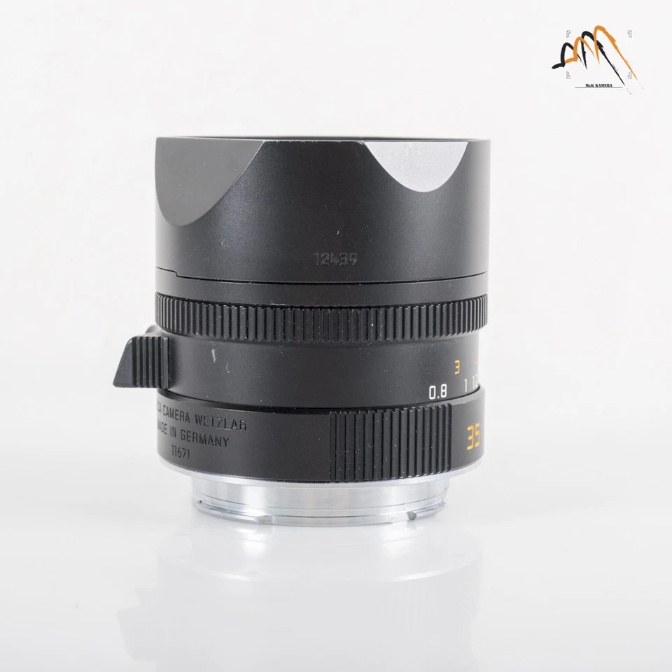 Lente negra Leica Summarit-M 35 mm/F2,4 ASPH Alemania #11606 Foto 4 de 4