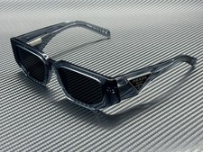 PRADA PR 09ZS 17T08Z Transparent Ocean Grey Men's 54 mm Sunglasses