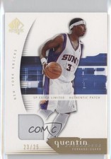 2005-06 SP Authentic Extra Limited 23/25 Quentin Richardson #60 Patch 9u7