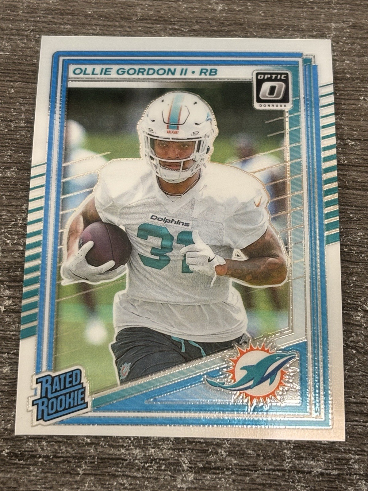 Ollie Gordon II (RC) 2025 Panini Donruss Optic Rated Rookie #218 Dolphins