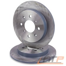 2x BREMSSCHEIBE SATZ BREMSSCHEIBEN Ø239 VOLL HINTEN FÜR HONDA JAZZ 3 BJ 08-15