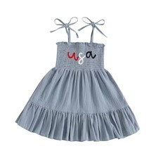 Toddler Girl 4th of July Outfit Fourth of July Summer Tutu 12-18 Months B-blue