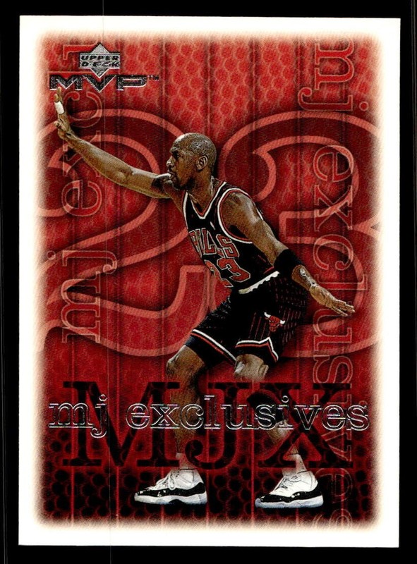 1999-00 Upper Deck MVP #191 Michael Jordan Chicago Bulls MJ Exclusives MINT