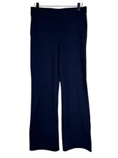 Quince Ultra Stretch Ponte Bootcut Pants Navy Blue Size Medium Petite