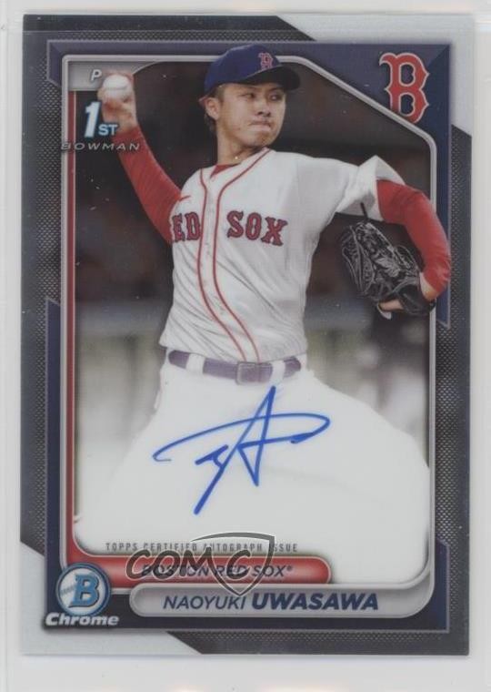 2024 Bowman Chrome Prospect Naoyuki Uwasawa #CPA-NU Rookie Auto RC