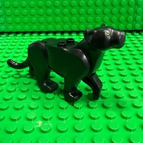 LEGO Cat Large (Black Panther) with Lime Eyes (bb0787c01pb01) From 60159