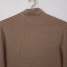 Banana Republic Waffle Quarter Zip Pullover Mens XL Tan Mock Neck Sweater NEW — photo 10