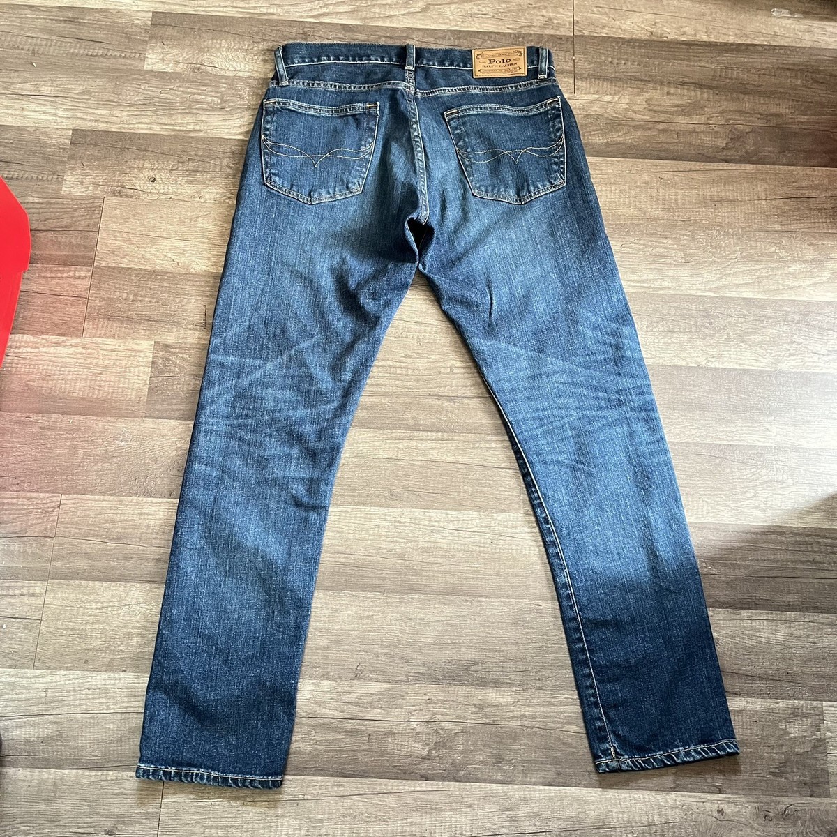 Polo Ralph Lauren Sullivan Slim Jeans Mens 30x30 Blue Straight Leg 