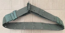 French Military Issue Canvas Equipment Belt 44"