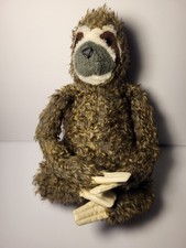 Melissa Doug 16 Plush Sloth Stuffed Animal w/ hook n loop Hands Brown