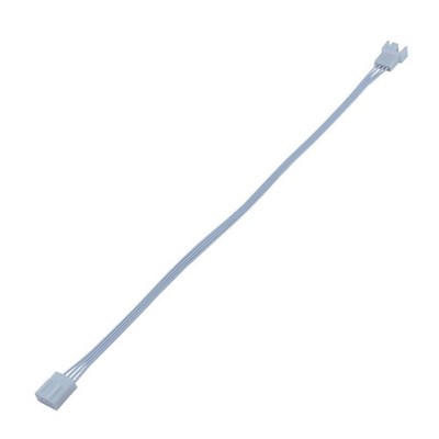 Flexible 4PIN CPU Cooling Fan Power Extension Wire Supports 3pin/4pin Fan