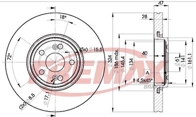 Brake discs Renault Espace IV 3.5 V6 BD-7357