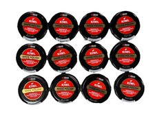 12x New KIWI Shoe Polish, Black, 32 g Metal Tin, 1.125 oz
