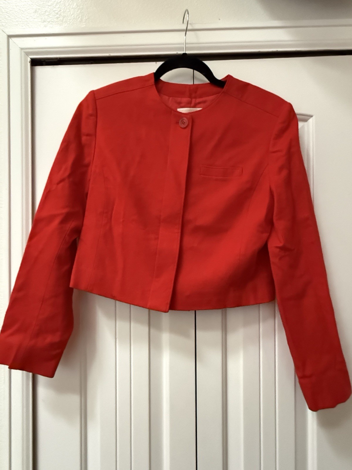 Vintage Red Pendleton Wool Blazer Jacket Women’s … - image 2