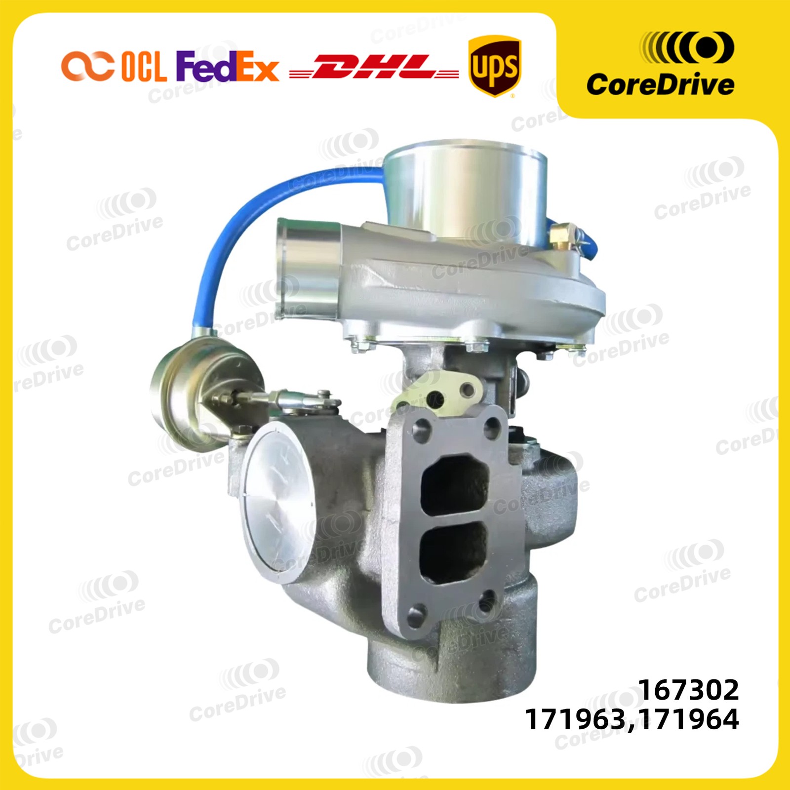 NEW S500 Turbocharger 167302 171964 Compatible GA#erpillar 950F Loader ...