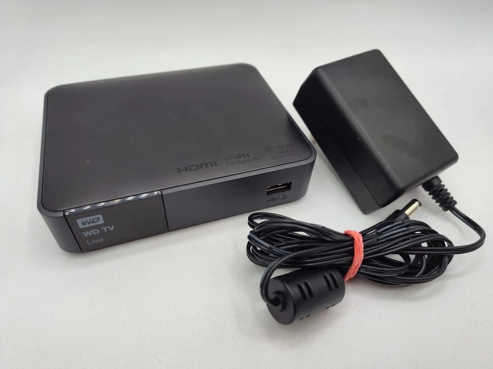 Western Digital WD TV Live Streaming Media Player C3H WDBHG70000NBK Tested Works - Image 2 of 4