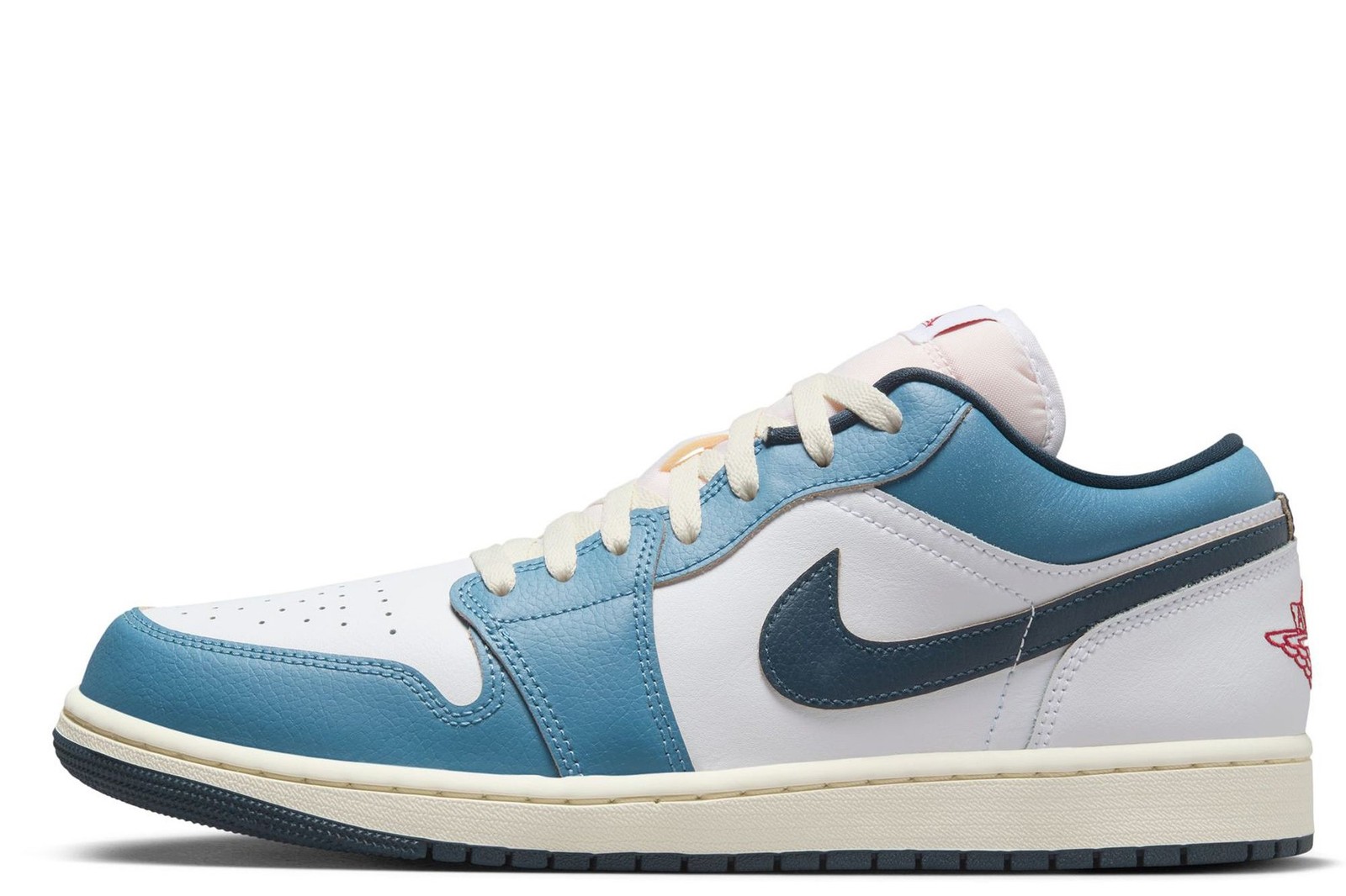Men&apos;s Jordan 1 Low SE "Motion" White&sol;Armory Navy-Aegean Storm &lpar;HM3711 144&rpar;