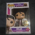 Funko Pop! Mulan w/ Pin #323 Gold Disney Princess Funko Exclusive w/ Protector