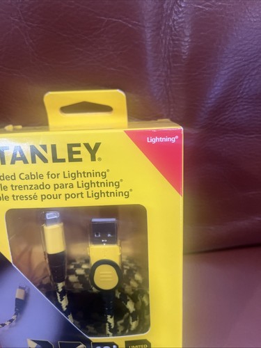 STANLEY Braided Cable USB-C to USB-A 6' 1.8m Extra Tough Android iPad iPhone 15 - Photo 4 sur 4