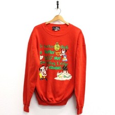 Vintage Mickey Mouse and Friends Christmas Sweatshirt XL