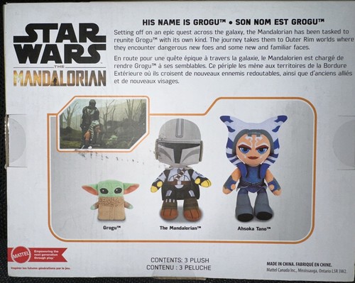 Star Wars The Mandalorian Plush Grogu Ahsoka Tano Mattel Stuffed Animals - 第 3/4 張圖片