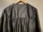 Herff Jones Black Graduation Gown | Unisex | Fits 4’11”–5’0” | EUC — photo 3