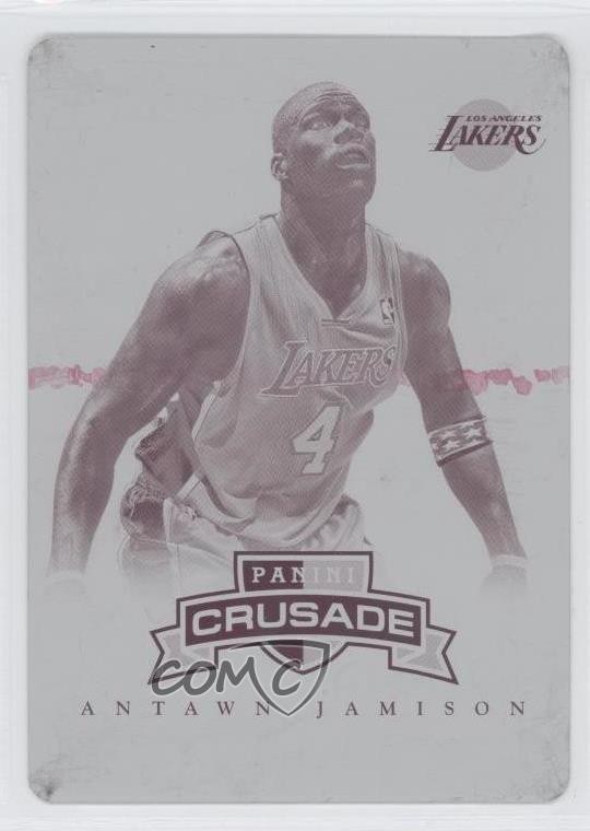 2012-13 Panini Crusade - Knight Court Antawn Jamison #43 Printing Plate Magenta /1-image