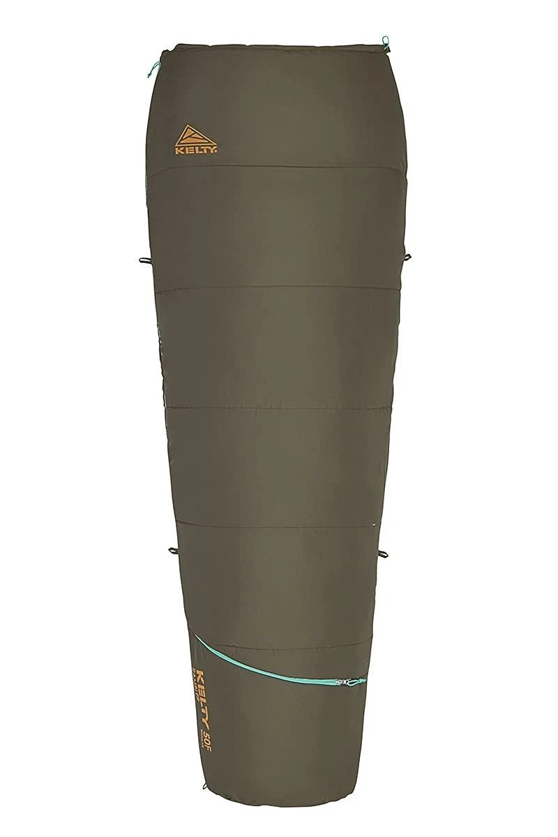 Kelty Rambler 50 Degree Synthetic Sleeping Bag – 3 Season Semi-Rectangular Campi