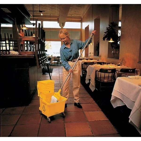 Fregona húmeda Rubbermaid Commercial Fgd21306gr00 1 pulgada de cuerda, 18 OZ peso seco, deslizable Foto 4 de 4