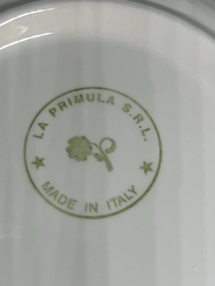 2 LA PRIMULA ITALIAN PASTA/SOUP BOWLS HAND-PAINTED IN YELL0W/BLACK 22 X 4CM NEW - Image 2 of 2