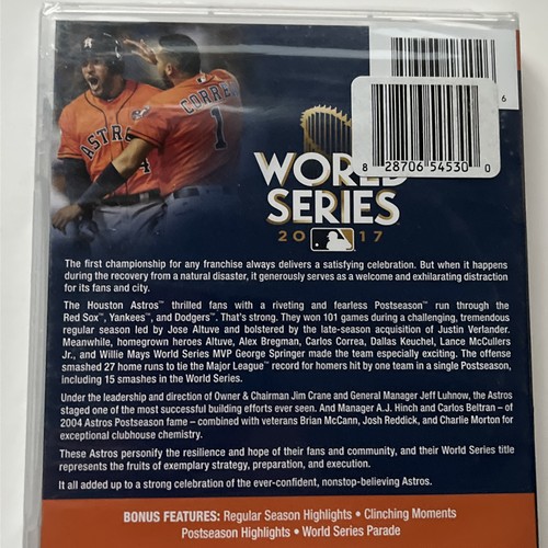 2017 World Series Film (DVD) Sealed, Sports, Baseball, Houston Astros - Picture 4 of 4