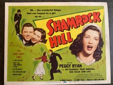 SHAMROCK HILL 1949 Original Lobby Card with Peggy Ryan TITLE CARD - IRISH