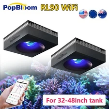 PopBloom Aquarium Led Lighting Fish 48 Led Coral Reef Lighting Marine Aquarium