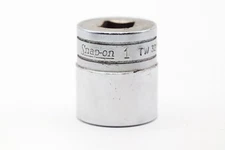 Snap-on TW321 1” 6-Point Shallow Socket 1/2” Drive Chrome Hand Tool USA