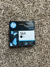 NEW Genuine HP 564 Black Ink Cartridge - Expiration Jan 2026