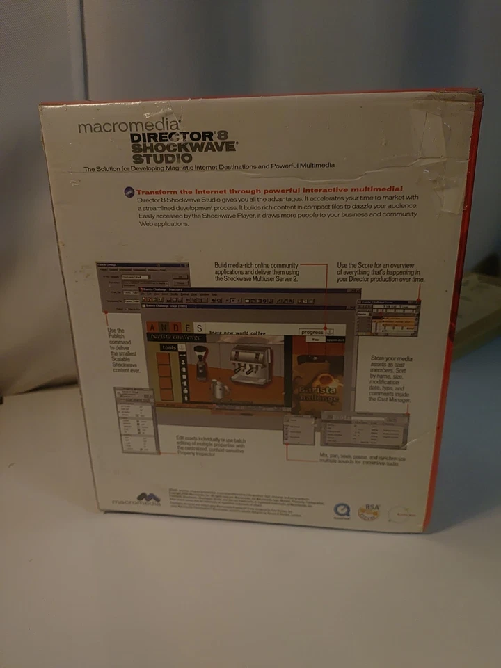 Macromedia Director 8 Shockwave Studio For Windows - Image 4 of 4