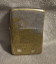 VTG 1950s Zippo Lighter "Robbins Co Chicago" Patent 2,517,191  Bradford, PA USA