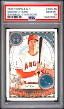 2019 Topps Allen & Ginter #BSS-16 Shohei Ohtani Baseball Star Signs PSA 10